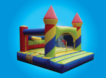 castillo inflable colchon frontal