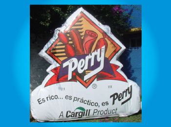 Logotipo Inflable Perry