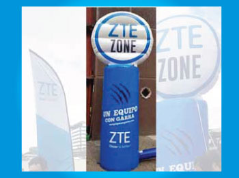 Logotipo Inflable ZTE Zone