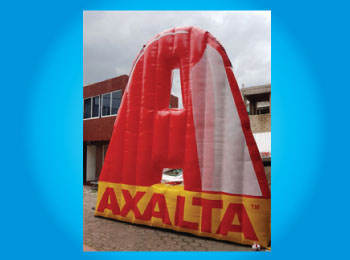 Logotipo Inflable Axalta