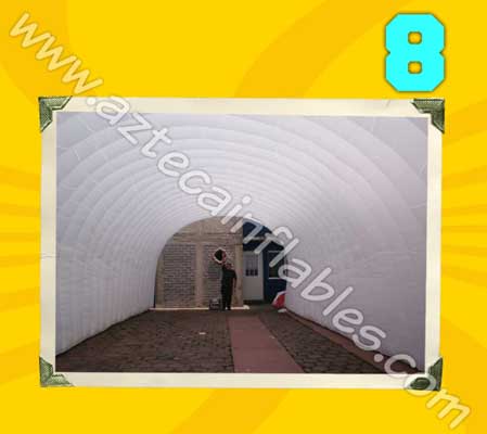 Interior del Túnel Inflable